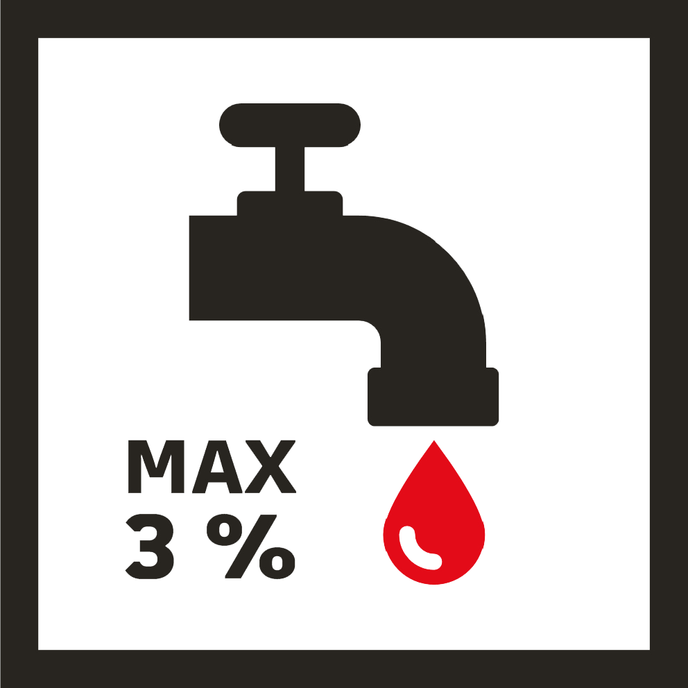 Wasserverdünnung 3 %